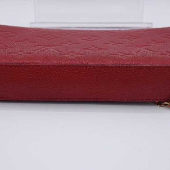 Louis Vuitton Pochette Félicie Empreinte Red Leather - Picture 6 of 13